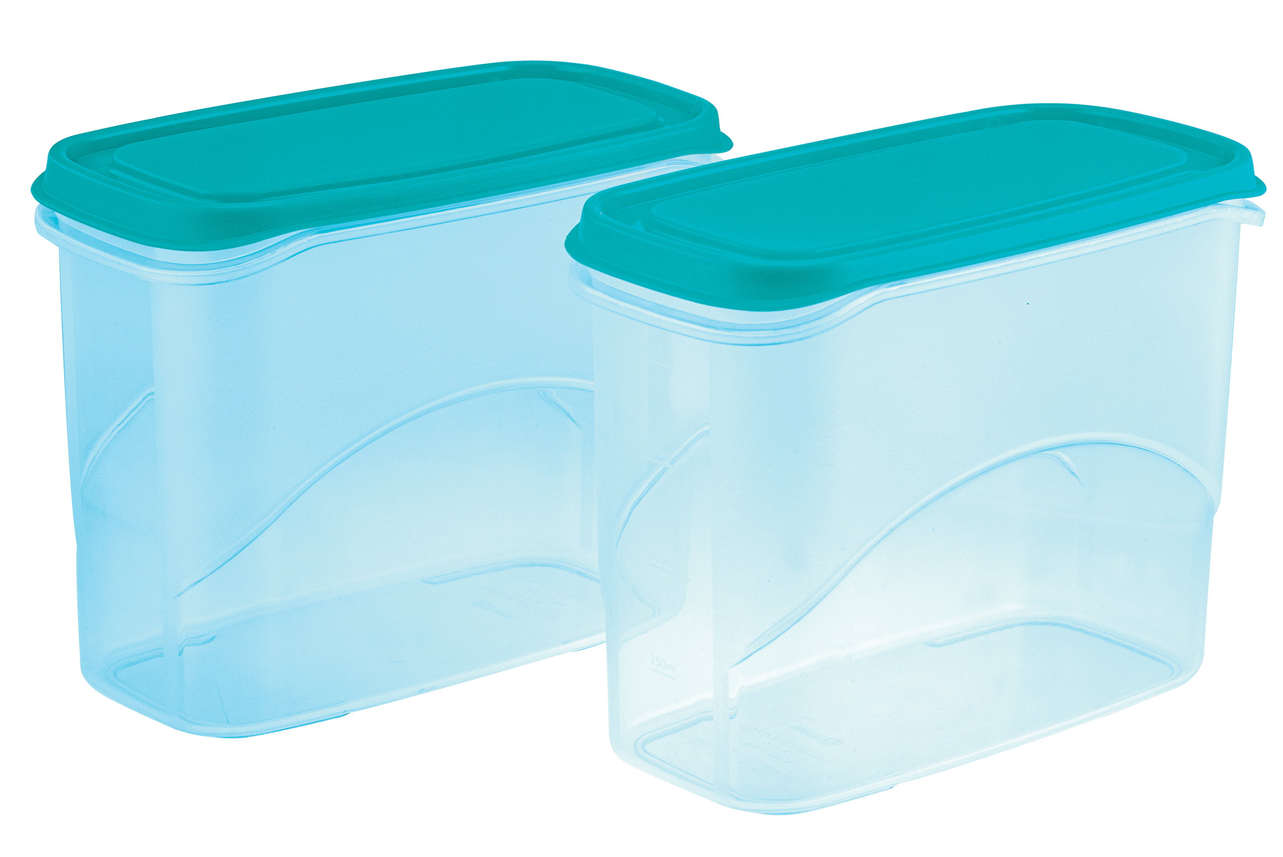 Frostee Container1250 Ml (2500 Ml) (Assorted) (2 Pc Set) (30 Set Pk)